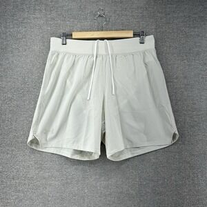 Under Armour Speedpocket Shorts Men Size Large 7" Inseam White Running Gym Lined